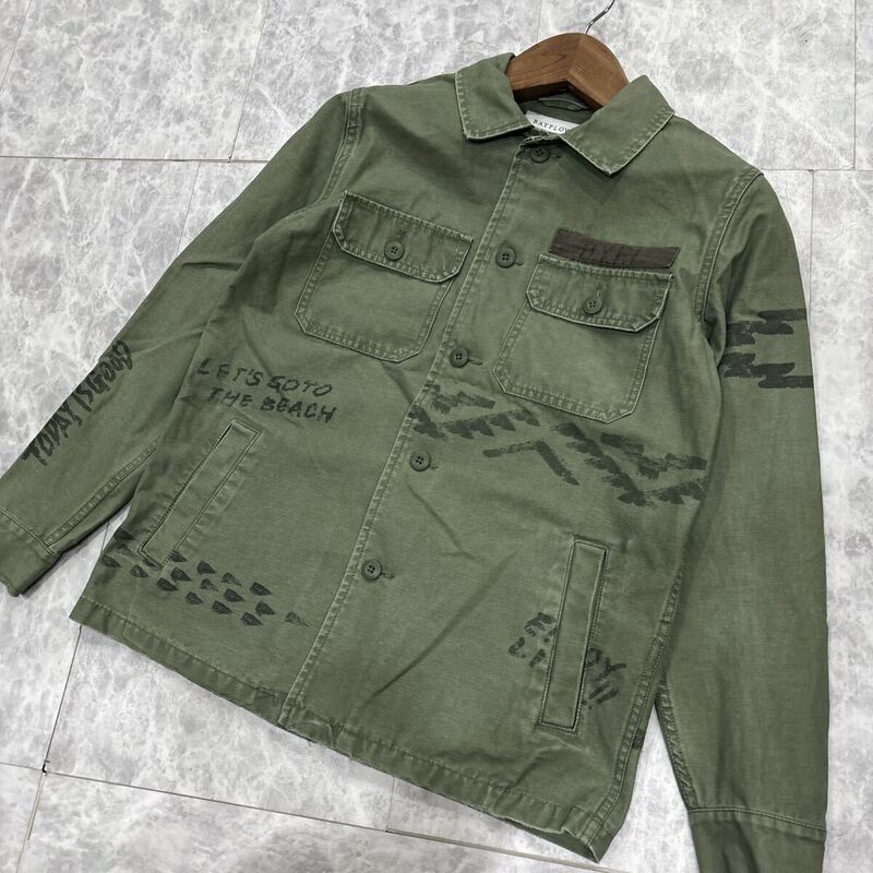 LL ＊ 着心地抜群 '人気デザイン' BAYFLOW ベイフロー ミリタリー ジャケット size2 メンズ アウター KHAKI 