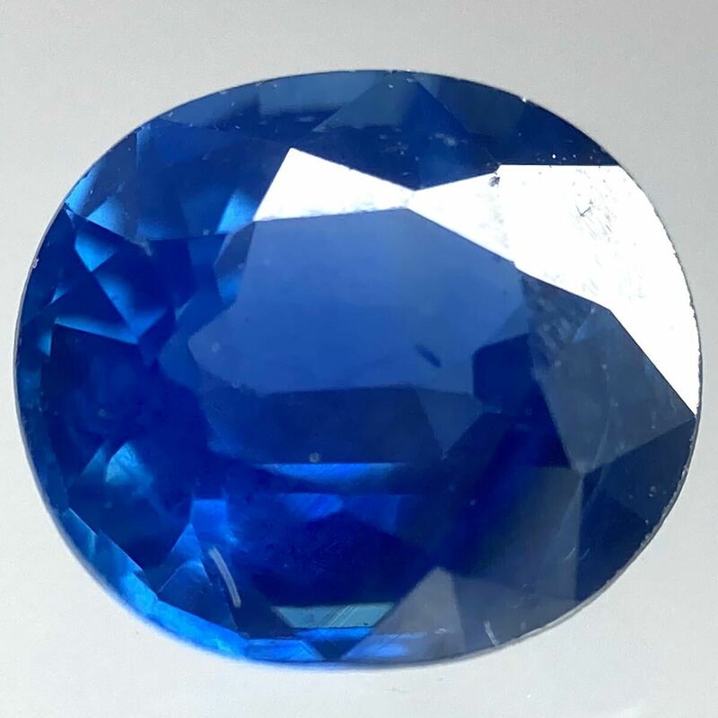 (天然サファイア0.805ct)m 約5.6×5.0mm ルース 裸石 宝石 ジュエリー sapphire corundum コランダム K