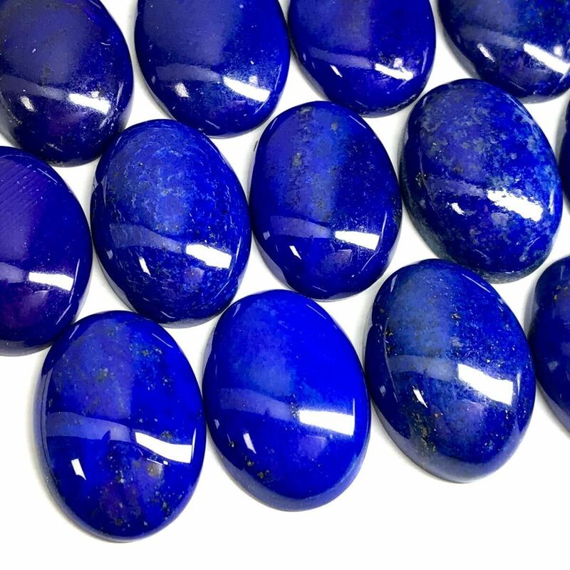 (天然ラピスラズリ18点おまとめ 150ct)m ルース 裸石 宝石 ジュエリー jewelry lapis lazuli 瑠璃 i