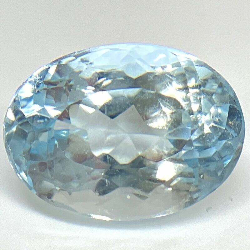 (天然アクアマリン4.261ct)m 約11.6×8.3mm ルース 裸石 aquamarine 宝石 ジュエリー CD3/DD0 テEA0 K
