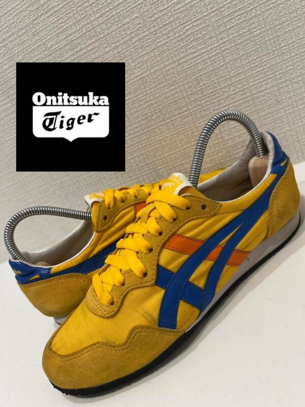 ★Onitsuka Tiger★オニツカタイガー★SERRANO★セラーノ★TH109L★薄底★ローカットスニーカー★イエロー★黄色★US4 1/2★23.0cm★