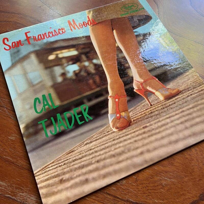 【USオリジナル 赤盤！人気のSEXY美脚ジャケ！小粋な西海岸ジャズ】CAL TJADER『SAN FRANCISCO MOODS』カル・ジェイダー/MONGO SANTAMARIA