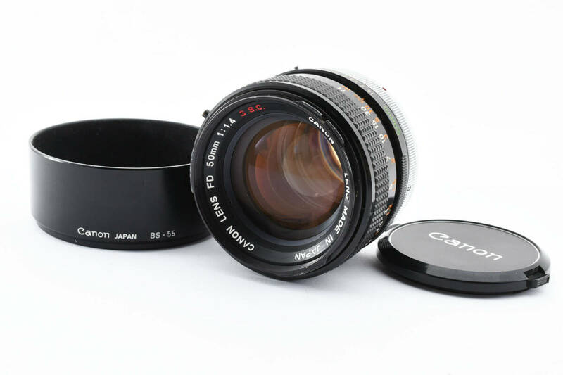 ★☆良品 Canon lens FD 50mm F1.4 s.s.c. キヤノン 大口径 単焦点レンズ #503☆★