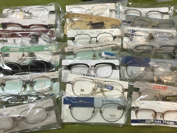 ☆大量 ビンテージ 眼鏡フレーム 未使用品 メガネ めがね デッドストック 廃業眼鏡屋さん