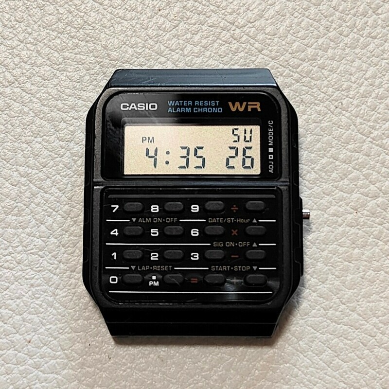 即決 CASIO CA-53W ブラック カシオ データバンク カリキュレーター チープカシオ