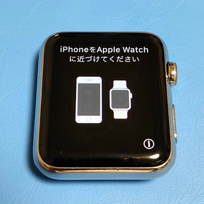 1円スタート Apple watch 42mm ステンレススチール (第1世代)