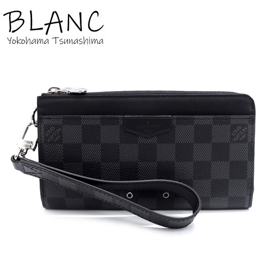 ルイヴィトン ジッピードラゴンヌ N60379 グラフィット ノワール 黒 長財布 LOUIS VUITTON 横浜BLANC