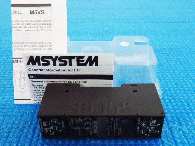 M-SYSTEM エムシステム M5VS-A4-R/F 直流入力変換器 4-20mA DC 24V 超小型端子台形信号変換器 M5-UNITシリーズ 管理24D0504J