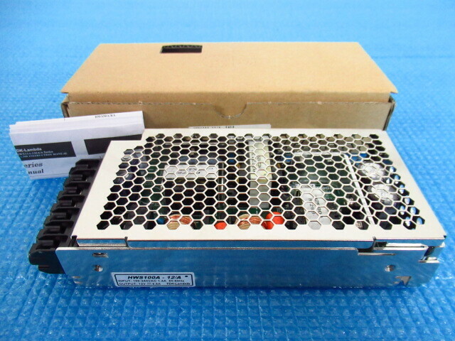 TDK-Lambda HWS100A-12/A AC入力電源装置 AC-DCコンバータ 100-240VAC 1.4A 50/60Hz 管理24D0512A