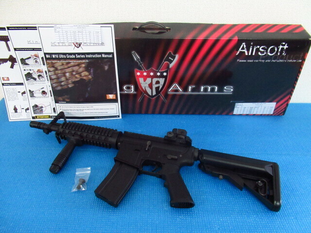 King Arms キングアームズ KA M4 CQB-R M4シリーズ CAL.6mmBB 電動ガン 管理24D0519D