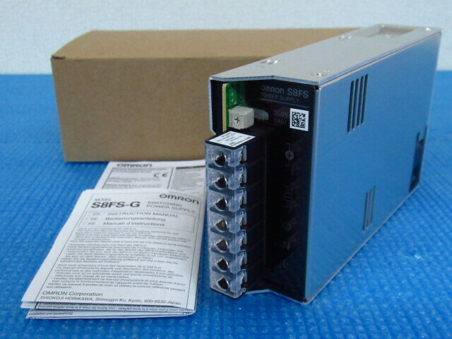 OMRON オムロン スイッチング パワーサプライ S8FS-G30024CD-500 IN 100-240VAC 4.7A 50/60Hz OUT 24VDC 14A 管理24D0527G