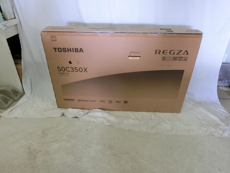 【新品】東芝　4K液晶テレビ　REGZA　50C350X　外付けHDD　裏番組録画　ネット動画対応　レグザ　TOSHIBA MT