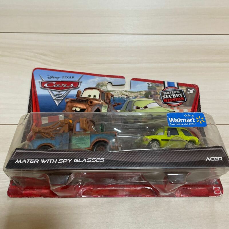 マテル カーズ MATTEL CARS ミニカー キャラクターカー スパイ メーター WITH SPY GLASSES MATER ACER エーサー レモンズ ペッパー 軍団