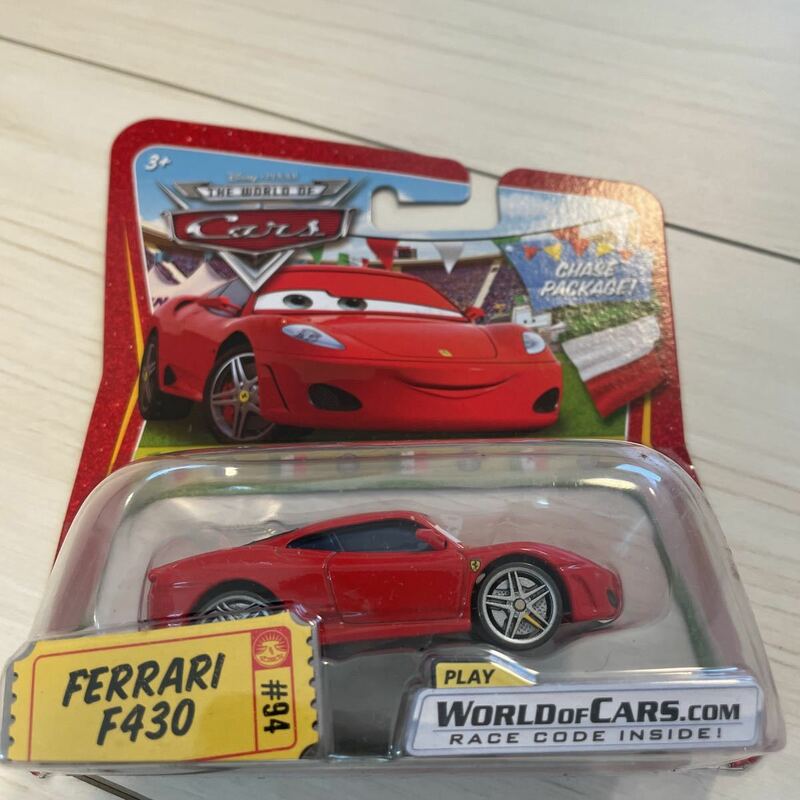 マテル カーズ ディズニー フェラーリ F430 FERRARI CARS MATTEL ミニカー キャラクターカー チェイス　レア