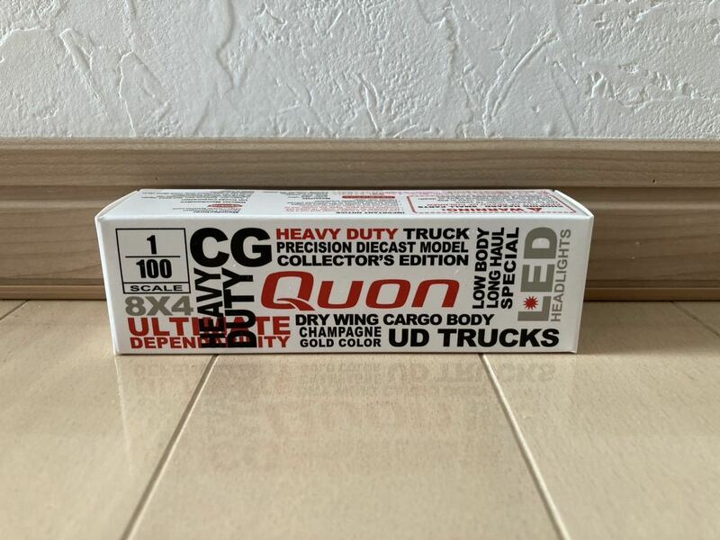 京商 1/100 UD トラックス クオン LEDライト付きミニカー UD TRUCKS QUON KYOSHO ディーラー特注