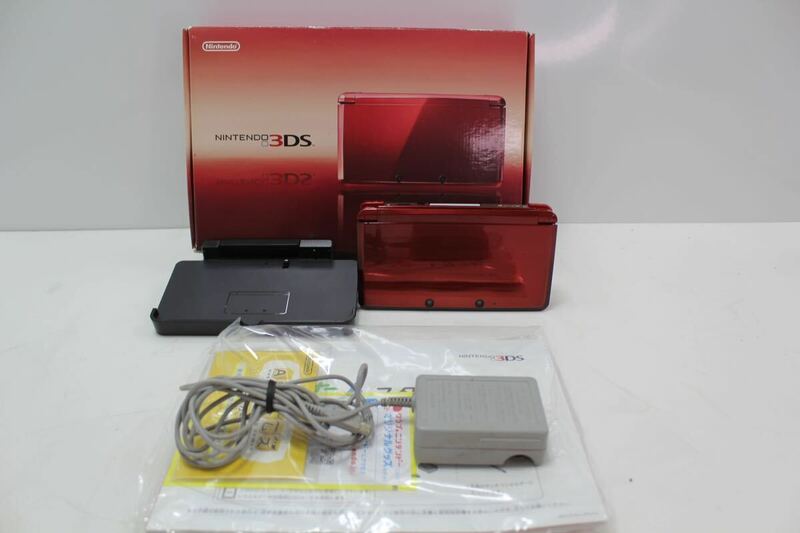 ☆ Nintendo ニンテンドー 3DS レッド CTR-001 ゲーム機 本体