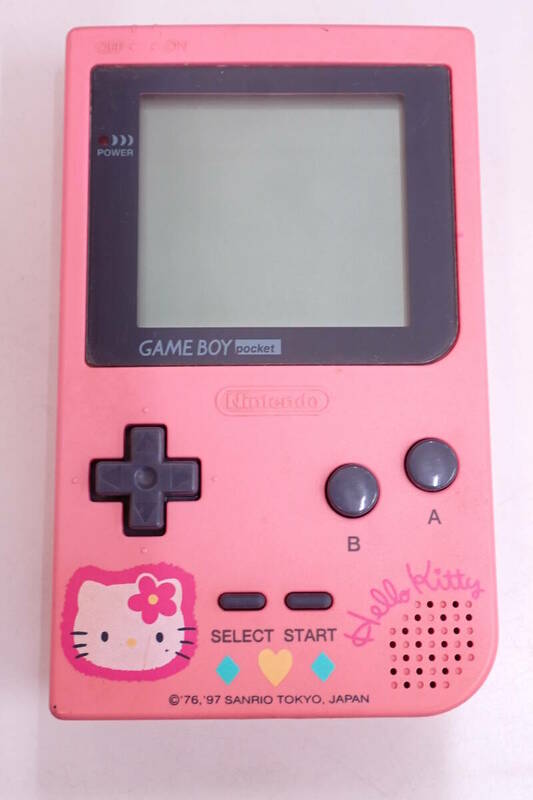 Nintendo GAME BOY pocket ゲームボーイ ポケット ハローキティ MGB-001 Hello Kitty 任天堂 A04186T