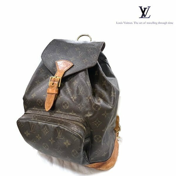 Louis Vuitton/ヴィトン モノグラム モンスリ GM M51135 リュクサック バックパック 鞄