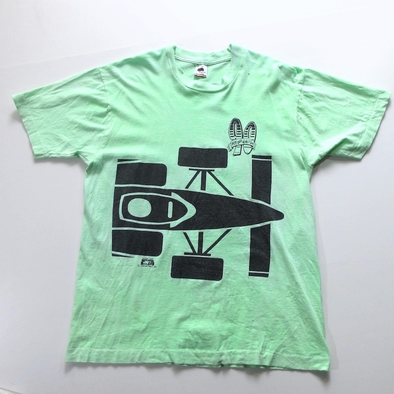 【INDY CAR WORLD TOUR 90】USA製 フルーツオブザルーム 90s ヴィンテージ Tシャツ Lサイズ!!　（FRUIT OF THE LOOM VINTAGE）