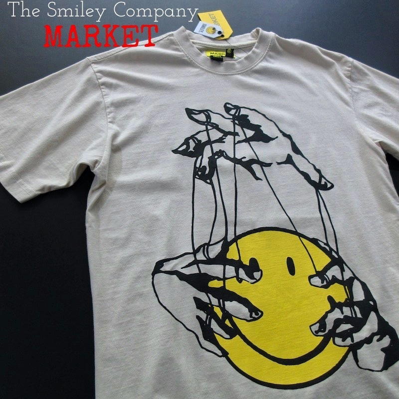 【MARKET / The Smiley Company】新品 28600円 ビッグスマイル Tシャツ ベージュ!!
