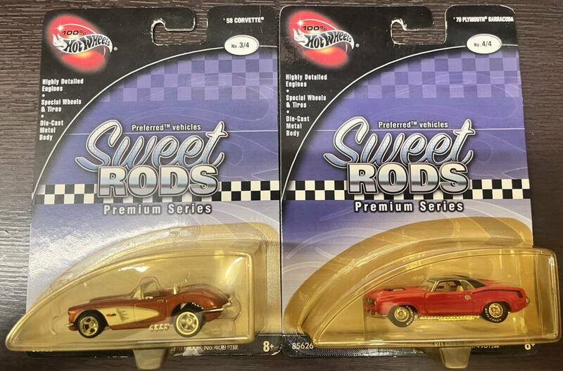 【IK-27860】 1円～ Hot Wheels ホットウィール プレミアムシリーズ プリムス コルベット ミニカー コレクション 未開封品 保管品