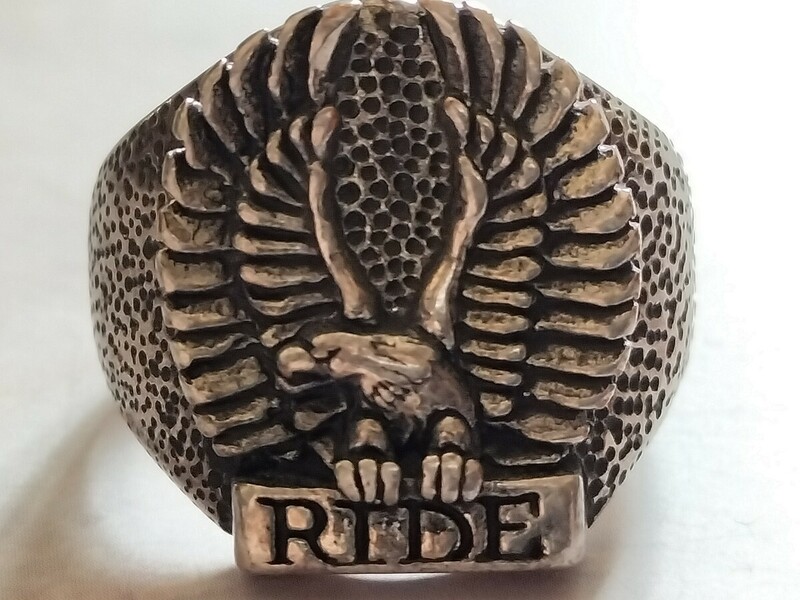 ヴィンテージ インディアン フェザーリング 指輪 イーグル USA シルバー オールド デッドストック 80年代 ネイティブ 鷲 G&S
