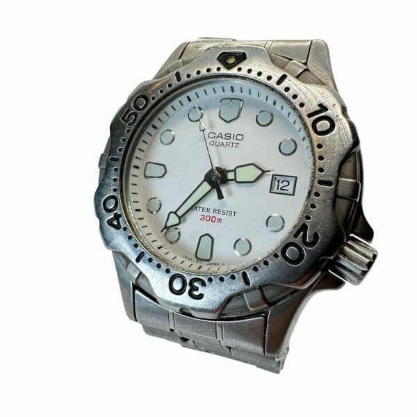 カシオ CASIO MDP-801 300m ダイバー メンズ腕時計 クォーツ デイト