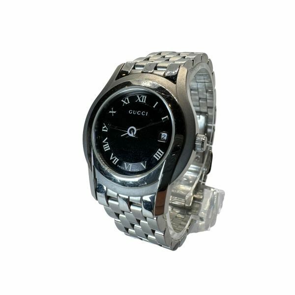グッチ 5500L ブラック クオーツ レディース 腕時計