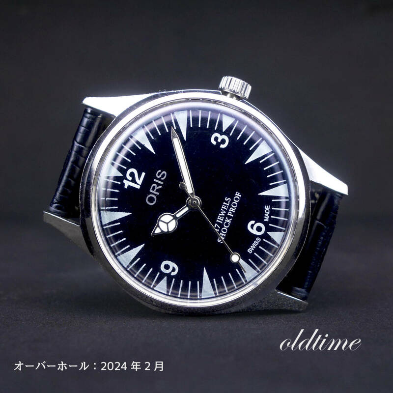 【新入荷】 ORIS オリス ヴィンテージ 手巻き 時計【2024年2月OH済】 /ビジネス/メンズ