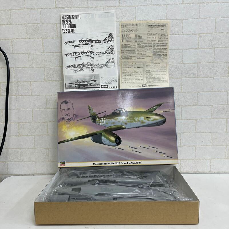 Y531. 22. ハセガワ　1/72　ドイツ空軍　戦闘機　メッサーシュミット　Me262A-1a　JA44　ガーランド　KitNo,DT115　プラモデル　未組立美品