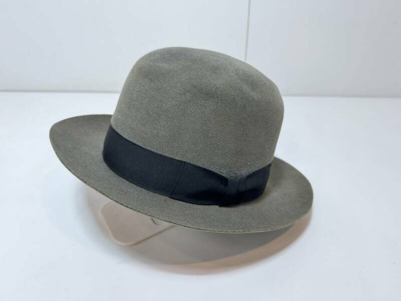 B80 Royal Stetson ハット 帽子 Toraya-Hatter TOKYO アンティーク 昭和 56～57だと思います ステットソン