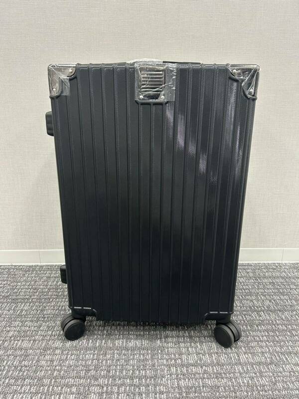 キャリーケース スーツケース60L キャリーバッグ 軽量 旅行 ブラック