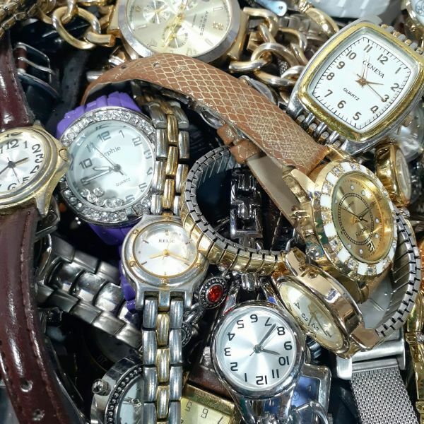 1円～！ 腕時計 大量 110点超 5㎏！ まとめ売り ジャンク SEIKO セイコー BULOVA Relic メンズ レディース 他 セット Watch LOT A07