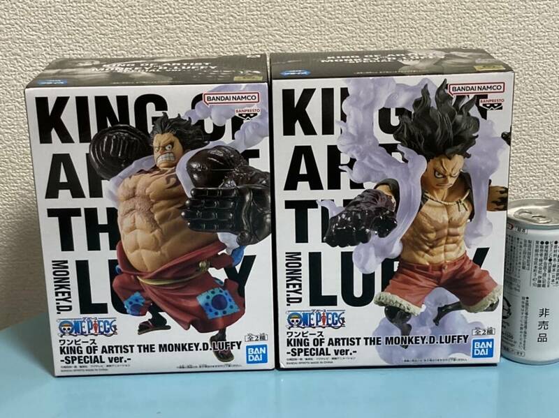 ルフィ★ワンピース KING OF ARTIST THE MONKEY.D.LUFFY -SPECIAL ver.-★ギア4★バウンドマン＆スネイクマン★ONE PIECE★2種まとめて♪