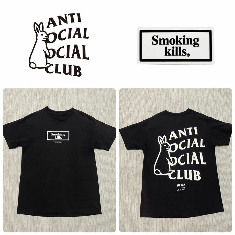 FR#2 ANTI SOCIAL SOCIAL CLUB ASSC FRC1596 Rabbit Icon T-shirt 2021 SS 半袖 Tシャツ 黒 M ロゴ エフアール2 アンチソーシャルクラブ