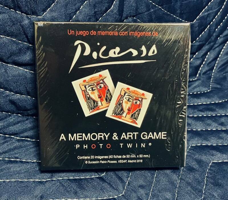 新品未開封☆ピカソ 神経衰弱ゲームカード 40枚(20柄×各2枚) A MEMORY ＆ ART GAME PHOTO TWIN Pablo Picasso Made in Spain