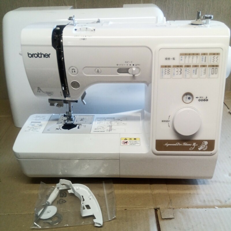 管理176★brother AgneauＤ’or Blanc III CPM4801 ブラザー ミシン ジャンク品★