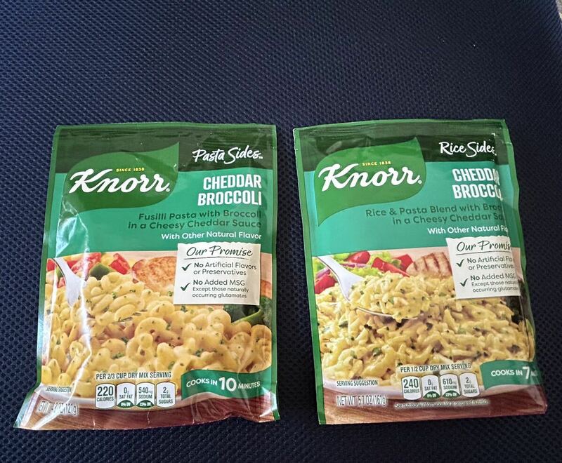 【送料無料】超簡単 Knorr クノール　パスタ ＆ ライス　チェダーブロッコリー 味 121gｘ2個　アメリカ家庭料理 