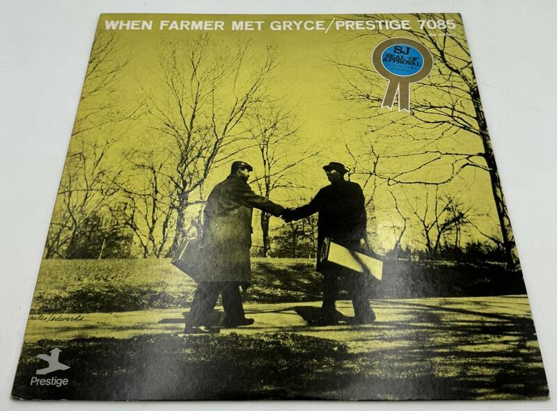 N565【見本盤】　jazzレコード★WHEN FARMER MET GRYCE /PRESTIGE 7085★アート・ファーマー ジジ・グライス