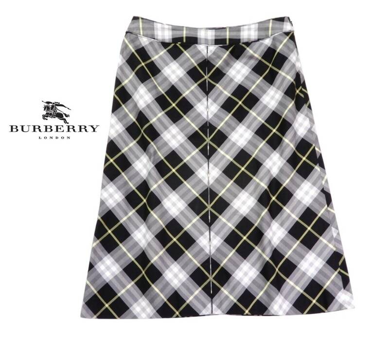 バーバリー BURBERRY LONDON 大きいサイズ 13 ノバチェック スカート