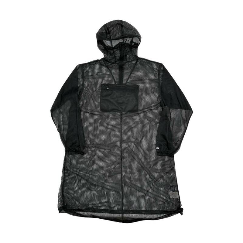 THE NORTH FACE ノースフェイス インセクト シールド INSECT SHIELD MESH 虫除け メッシュ ポンチョ パッカブル M /黒/ブラック/NP21613