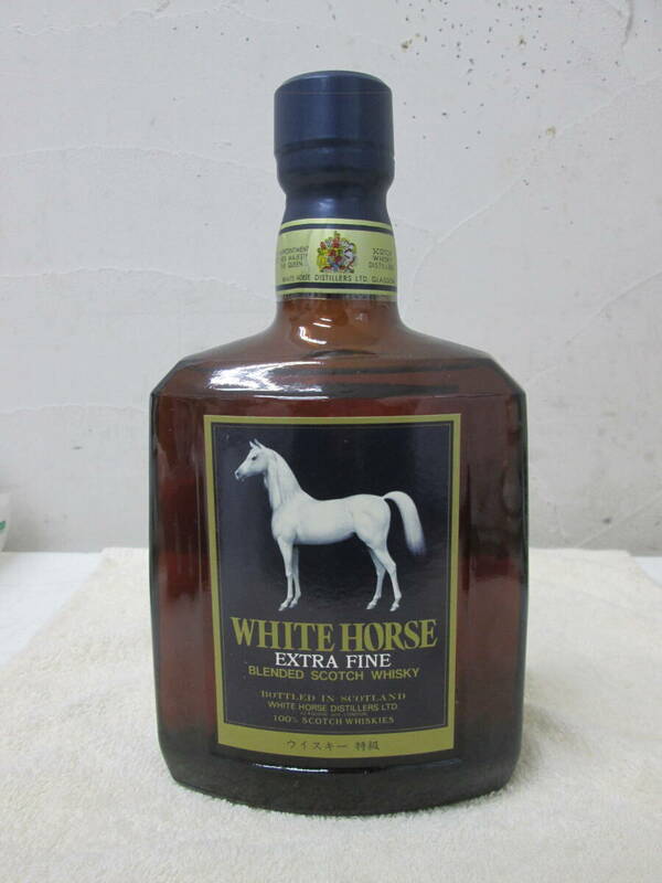 (23)☆WHITE HORSE EXTRA FINE ホワイトホース エクストラファイン 750ml 43% スコッチウイスキー 未開栓