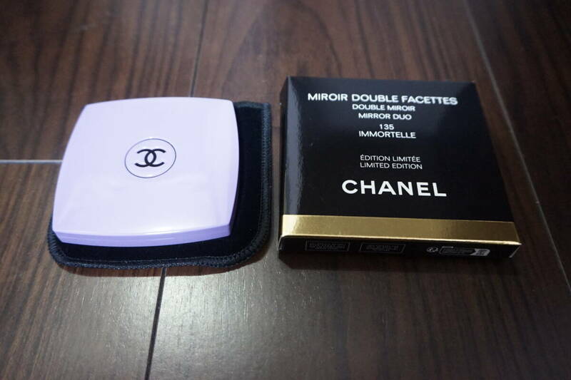 【新品未使用/日本発送正規品】シャネル　CHANEL MIROIR DOUBLE FACETTES　135-IMMORTELLE　ミラーデュオ コンパクト ダブルファセット