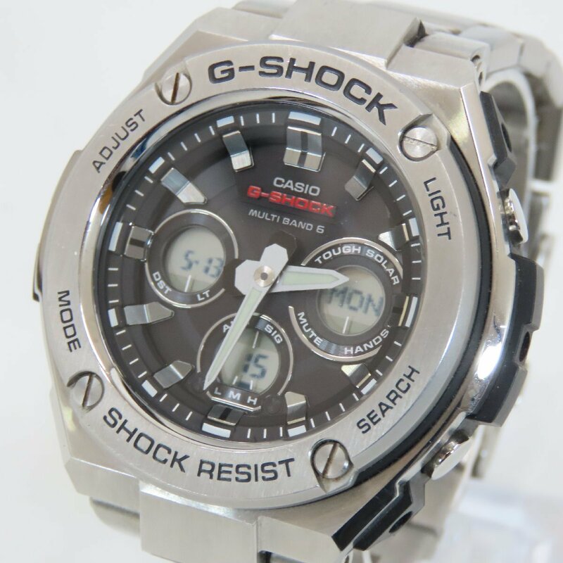 7656-60 CASIO カシオ G-SHOCK ジーショック GST-W310D メンズ腕時計 タフソーラー デジアナ文字盤 電波ソーラー 現状稼働品
