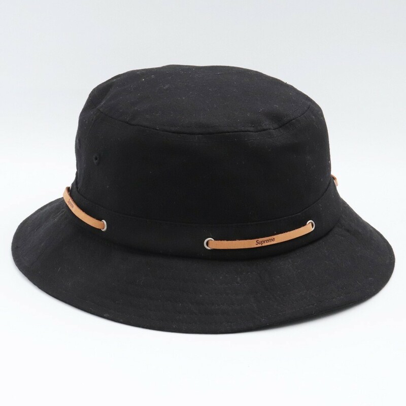 SUPREME Canvas Crusher M/Lサイズ ブラック シュプリーム キャンバスクラッシャーバケットハット 帽子 キャップ hat 15ss black