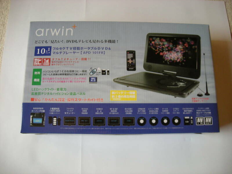 ●airwin DVD＆マルチプレーヤー APD-101FR 美品