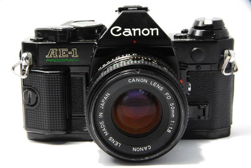 キャノン　Canon AE-1 PROGRAM + NewFD 50mm F1.8 ≪鳴き無し≫ #MA10KM13DB