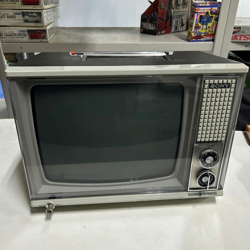 SONY レトロ 75年製トランジスタテレビ TV-14G