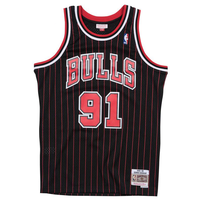 【新品】ミッチェル アンド ネス XLサイズ シカゴ ブルズ デニス ロッドマン MITCHELL&NESS CHICAGO BULLS バスケットボール ゲームシャツ 