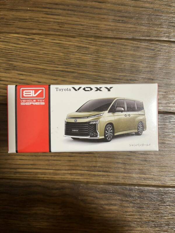 未開封　ブレイク　プルバックカー　トヨタ　VOXY BV TOYOTA ヴォクシー　新型　90系　シャンパンゴールド　ミニカー